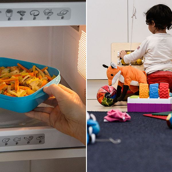 Matlådor i plast och barnleksaker i plast är något som oroade många som chattade med plastexperten.