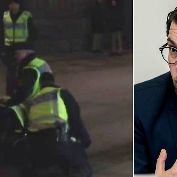 jimmie åkesson, poliser