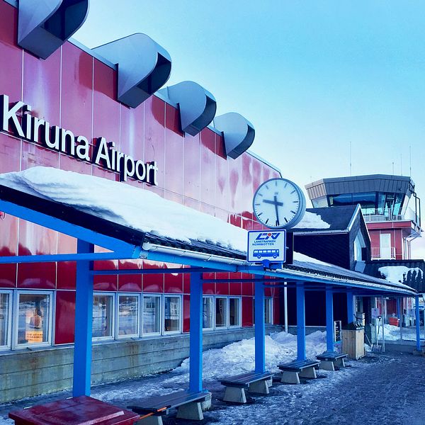 Kiruna airport.