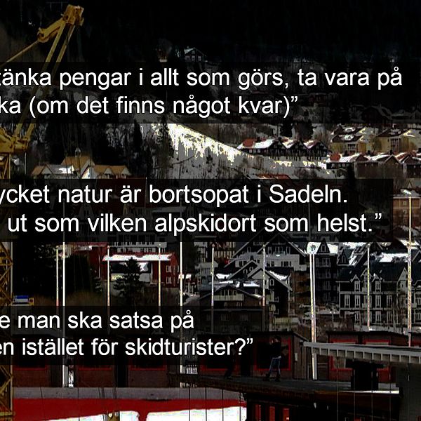 Kommentarer om granskningen av miljöpåverkan i Åre.