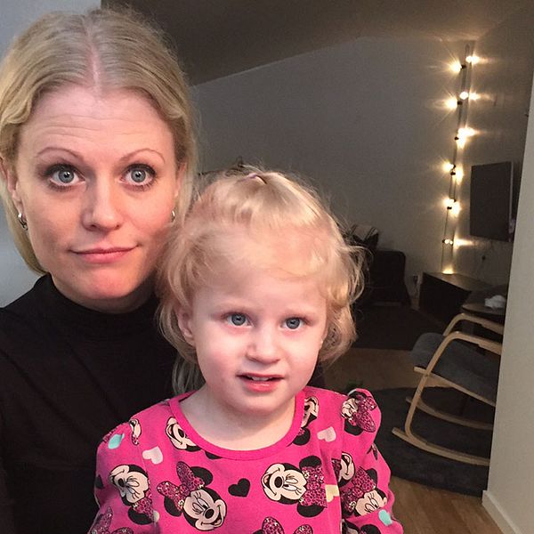 Pernilla Ehrendahl med dottern Ellie