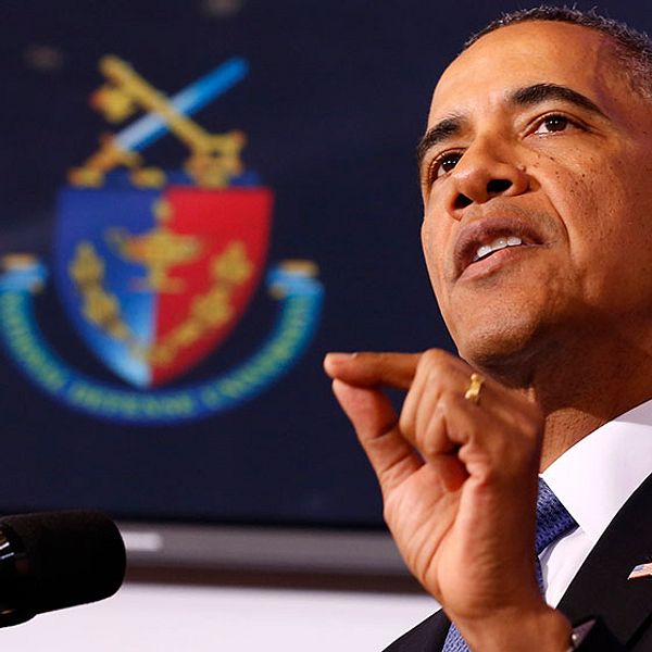 President Barack Obama höll ett linjetal om kampen mot terrorismen.
