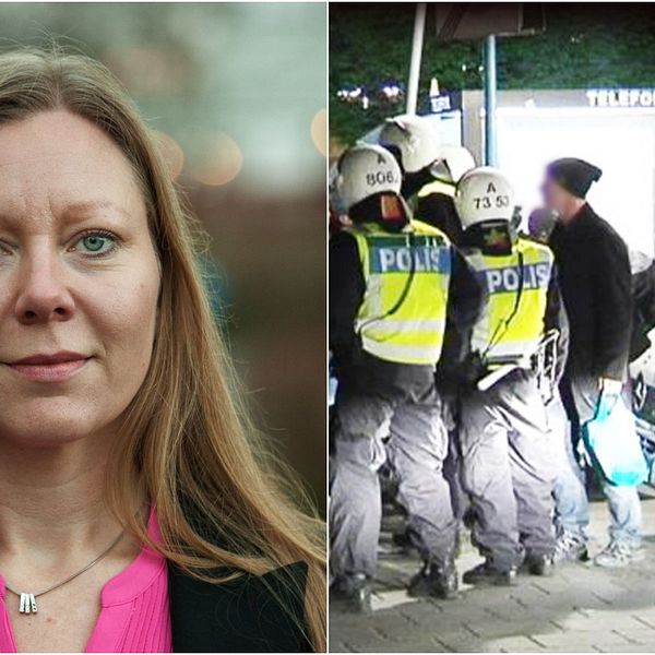 ”När polisen lägger in extra fokus på en stadsdel där det finns ett flertal kriminella som inte vill bli störda så blir det konsekvenser”, säger Mia Päärni om upploppen i Rinkeby igår kväll.