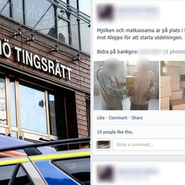 Unik dom om gåvor till terroristverksamhet