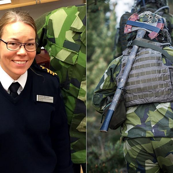 Marie Meigård har arbetat inom försvarsmakten i över 20 år.