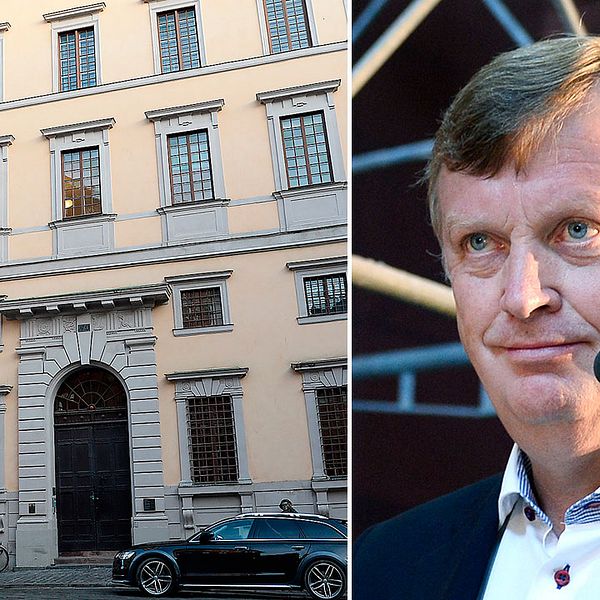 Statens fastighetsverks kontor i Gamla stan i Stockholm samt sparkade generaldirektören Björn Anderson