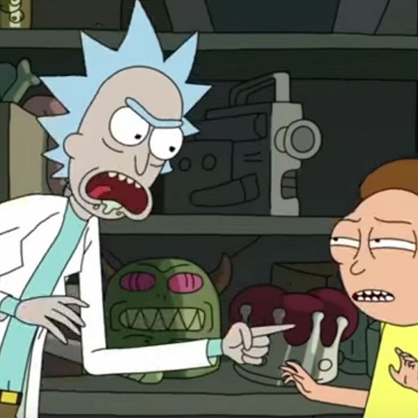Ur TV-serien Rick and Morty.