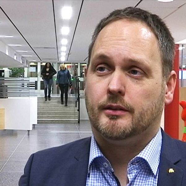 Jörgen Berglund (M), distriktsordförande och oppositionsråd i Sundsvall. Foto: SVT.