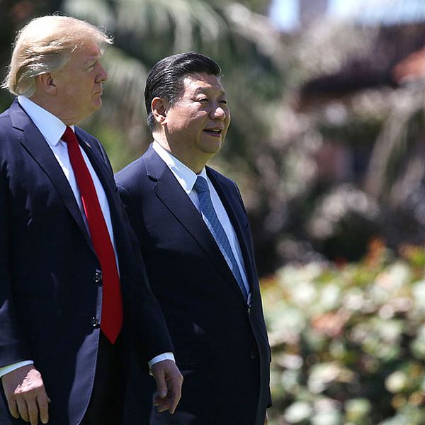 USA:s President Donald Trump och Kinas President Xi Jinping.