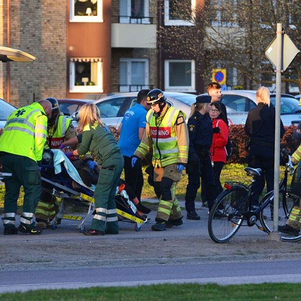 Norrköping cykel olycka trafik