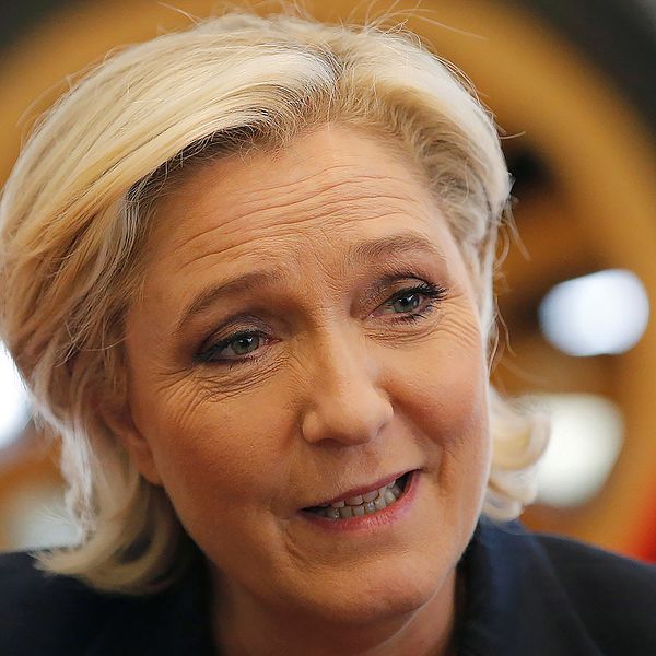 Marine Le Pen, presidentkandidat Nationella Fronten.
