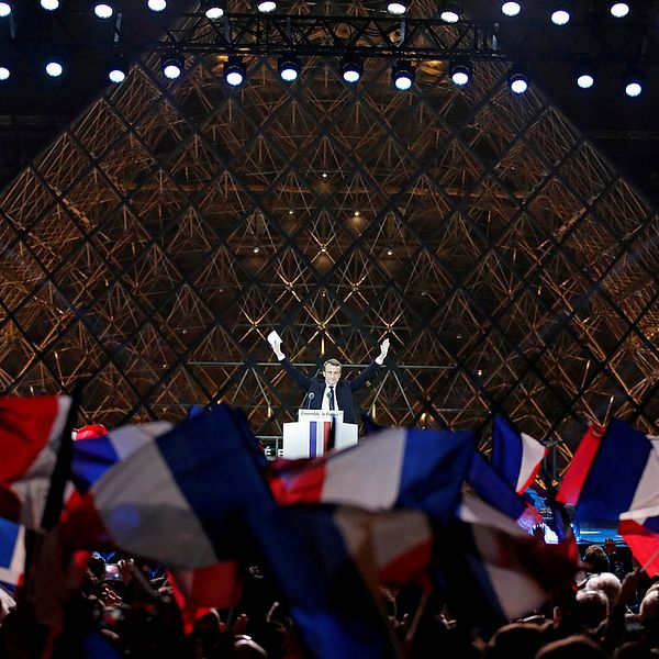 Frankrikes nye president Emmanuel Macron