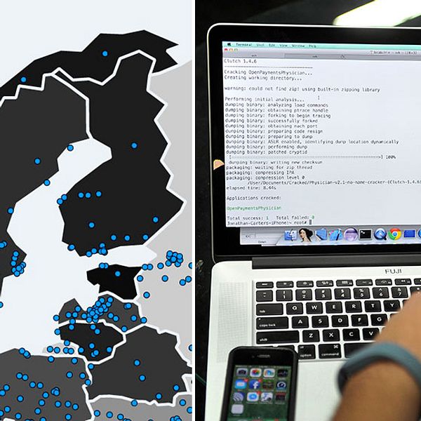 Cyberattacken ”Wannacry” har påverkat omkring 40 platser i Sverige, främst i storstadsregionerna, enligt datasäkerhetsbloggen MalwareTech.