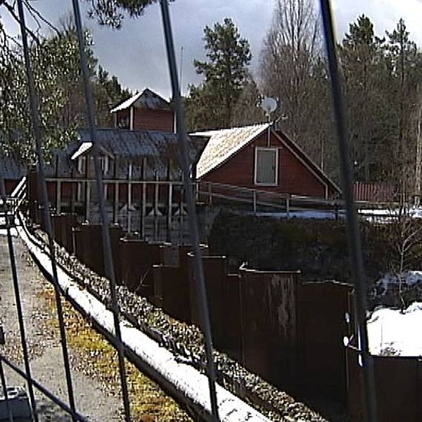 Den gamla kraftstationen i Långforsen