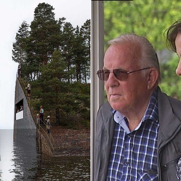 Grannarna Terje Lien och Maria Holtane-Berge var först på plats och räddade ungdomarna ur vattnet och tog hand om de svårt sårade. Nu kämpar de mot minnesmärket som de menar blir en alltför svår påminnelse om det de försöker att lägga bakom sig.