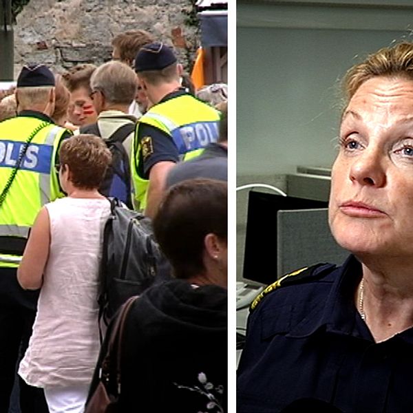 öst Annika Eriksson, polisens kommenderingschef under Almedalsveckan
