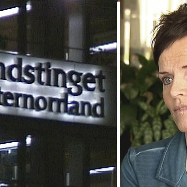 Landstinget västernorrland och Lena Thelin tidigare personaldirektör.