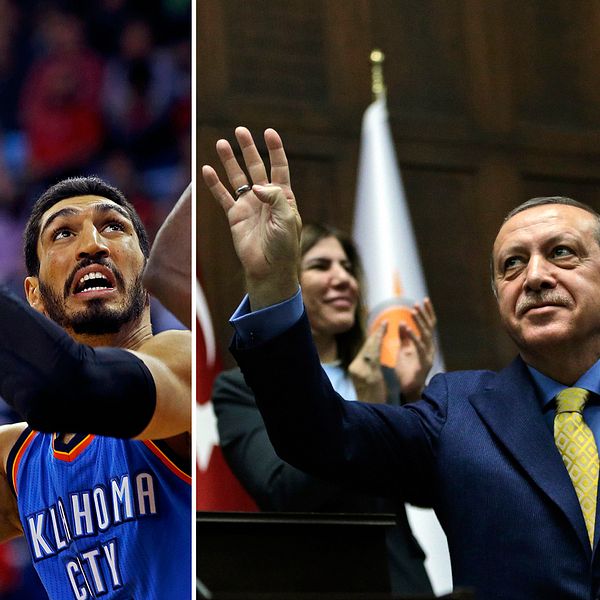 Enes Kanter och president Erdogan.