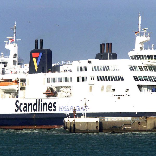 En av Scandlines färjor mellan Danmark och Tyskland