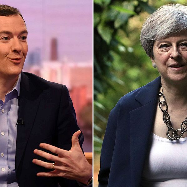 George Osborne och Theresa May