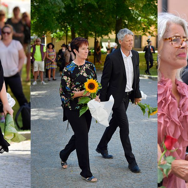 Sarah Dawn Finer, Mona Sahlin och Jens Orback samt Ewa Fröling och Janne Schaffer.