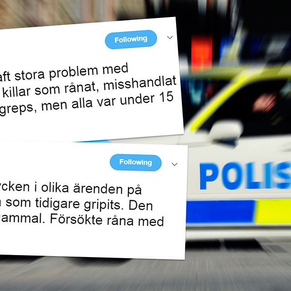 YB Södermalm berättade om händelserna i en rad tweets