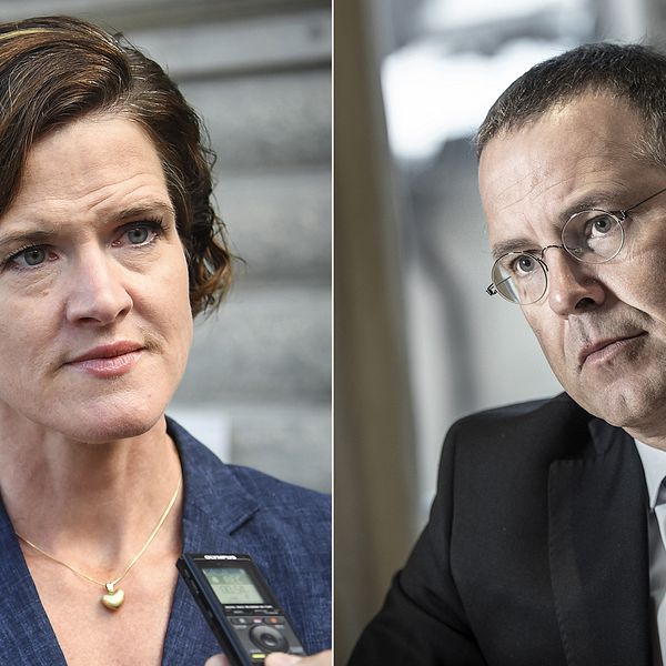 Moderatledaren Anna Kinberg Batra och förre finansministern Anders Borg.