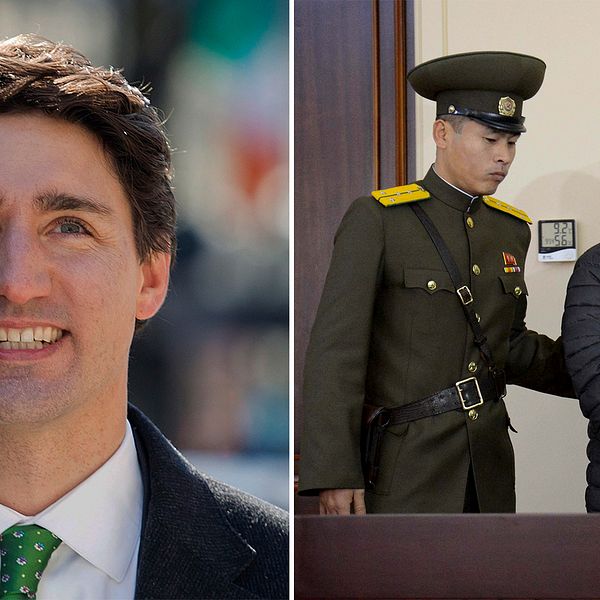 Kanadas premiärminister Justin Trudeau tackar Sverige för hjälpen med den nu frisläppta pastorn.