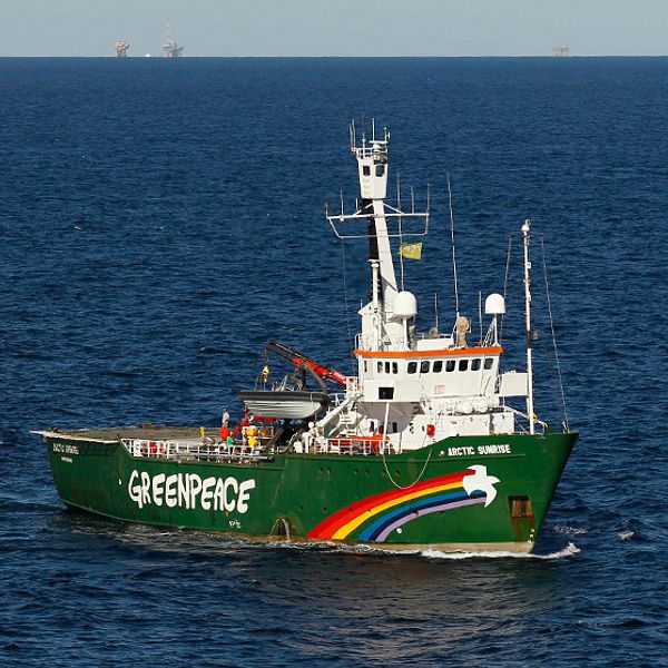 Greenpeaces fartyg Arctic Sunrise (arkivbild)