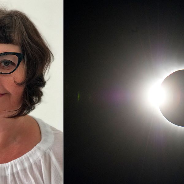 SVT:s vetenskapsreporter Ulrika Engström är på plats i USA för att skåda solförmörkelsen