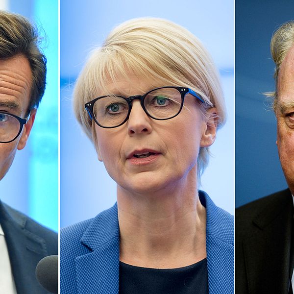 Moderaterna: Ulf Kristersson, Elisabeth Svantesson och Mikael Odenberg.