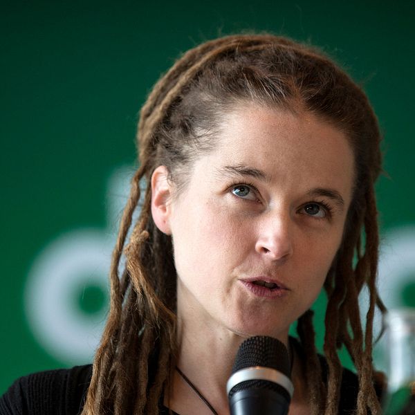 Miljöpartiets partisekreterare Amanda Lind.