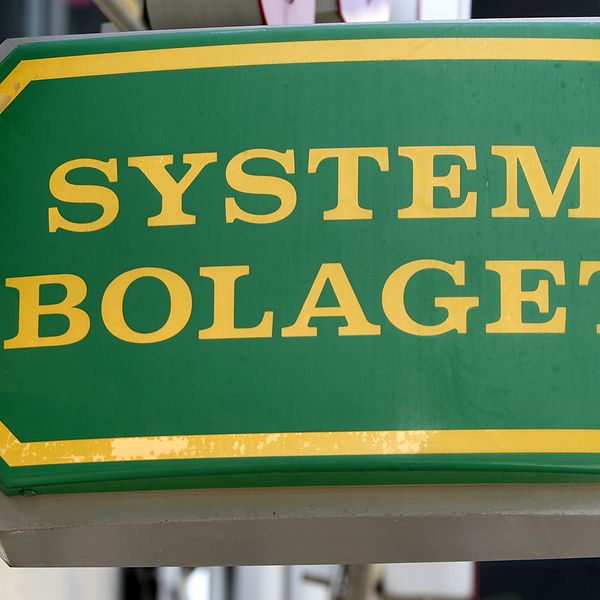 En av Systembolagets skyltar.