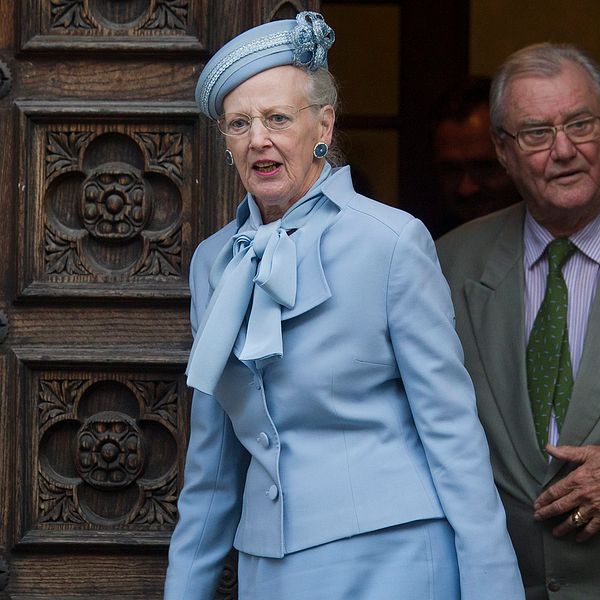 Prins Henrik tillsammans med drottning Margrethe