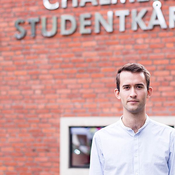 Carl Toller, ordförande Chalmers studentkår.