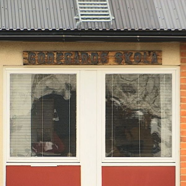 Fasadbild på Godegårds skola.