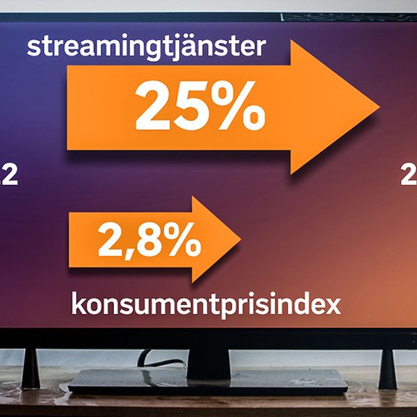 Det vanligast förekommande priset för en strömmad film- och tv-tjänst har ökat med 25 procent sedan 2012.