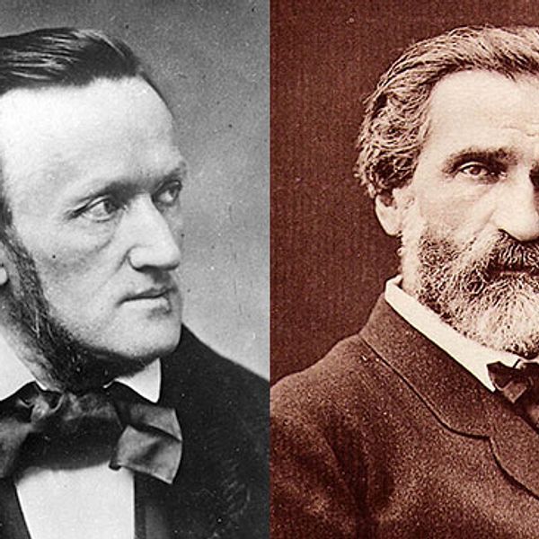 Richard Wagner och Giuseppe Verdi.