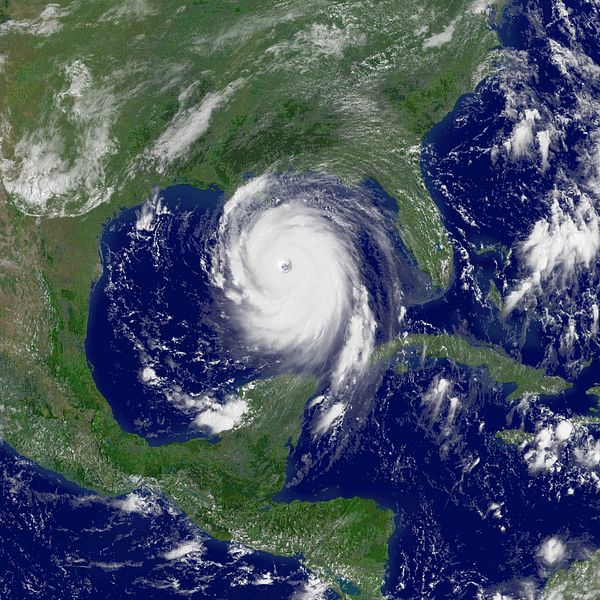 Orkanen som fick namnet Katrina