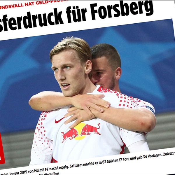 Leipzigs sportchef till tyska medier: vi vill hjälpa Forsbergs moderklubb. Samtidigt skickar han ut en tydlig signal – klubben kommer INTE att sälja sin guldklimp
