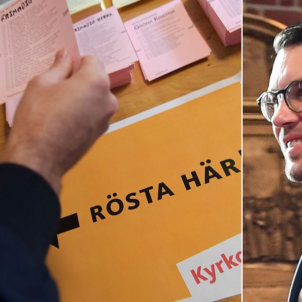 Mest ökar Sverigedemokraterna i årets kyrkoval, enligt det preliminära resultatet.