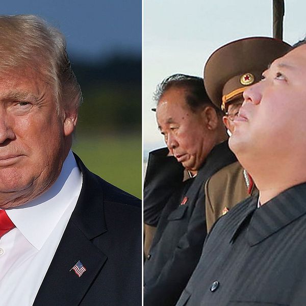 Donald Trump och Kim Jong-Un