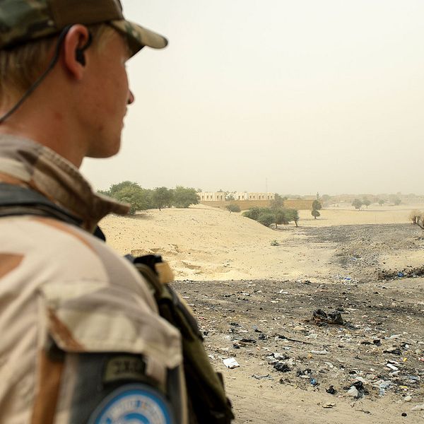FN-soldat i Mali.