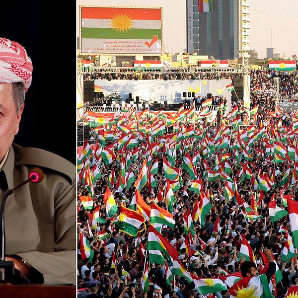 Irakiska Kurdistan president Massud Barzani.