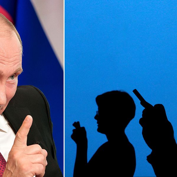 Rysslans president Vladimir Putin förnekar bestämt att han försökt påverka utgången av presidentvalet i USA