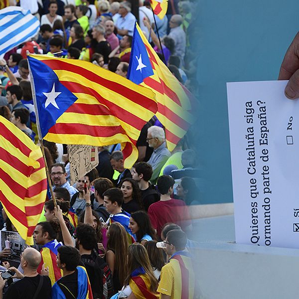 Katalonien: 90 procent sa ja till självständighet