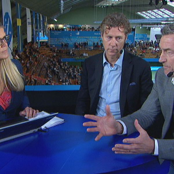 ”Fidde” Rosengren i samtal med SVT Sports Marie Lehmann om Davis Cup.