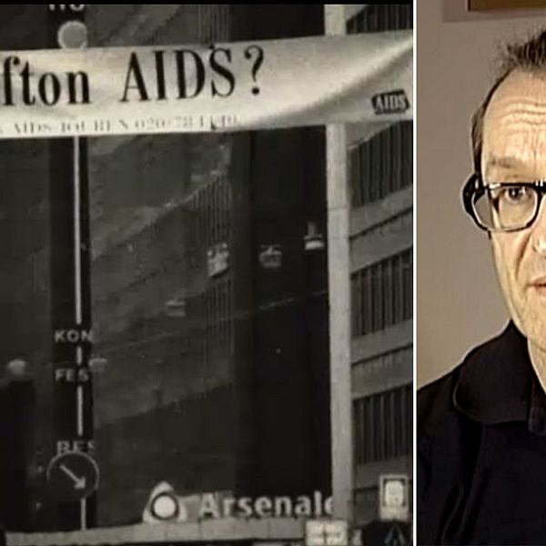 Ludde Isaksson smittades av hiv på 80-talet, då många var rädda för sjukdomen.