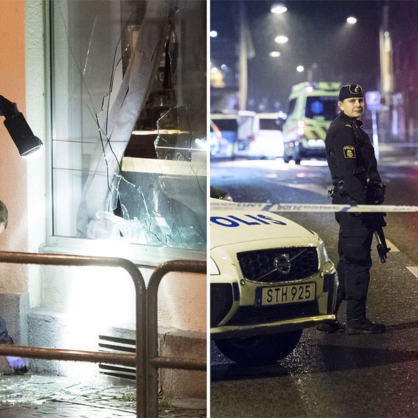 Polisen undersöker klubben som attackerades.