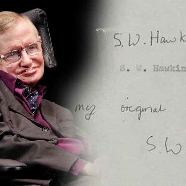 Hawkings avhandling publicerades – universitetets sajt kraschade